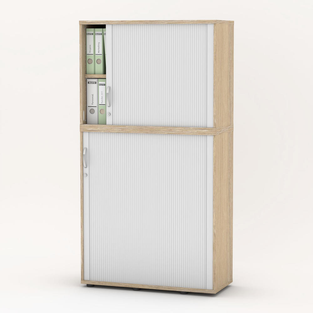 Rollladen-Aufsatzschrank MULTI M pro | Eiche hell | 1000 | 780 mm (2 OH)