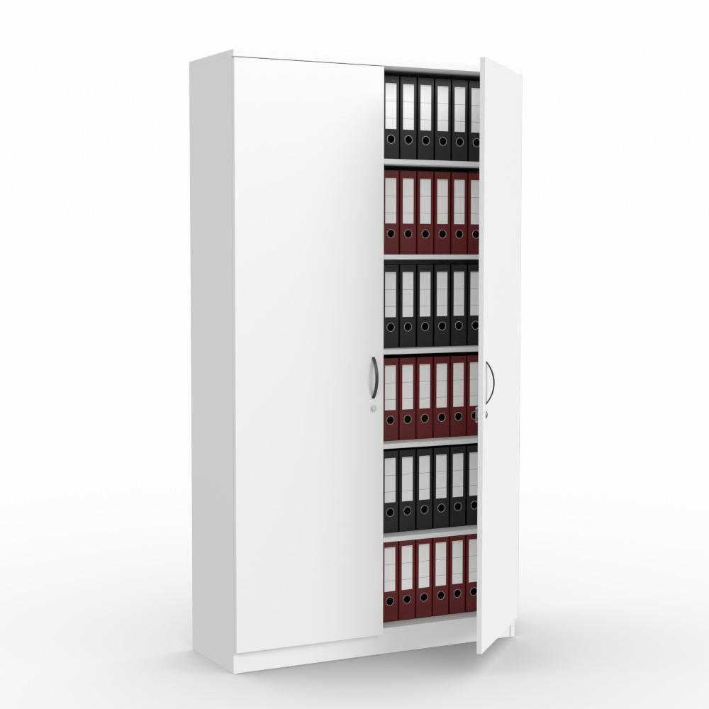 Flügeltürenschrank MULTI M | Weiß | 1200