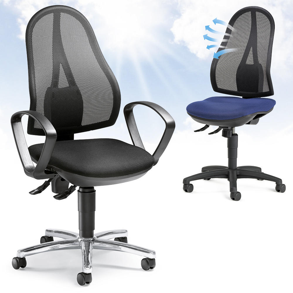 Bürostuhl COMFORT NET - Permanent-/Synchron-Mechanik