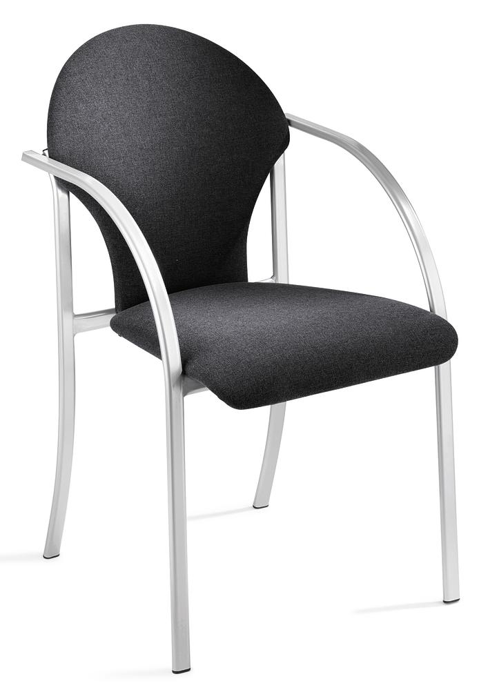 Besucherstuhl PIENO - Bezug Stoff Basic C
