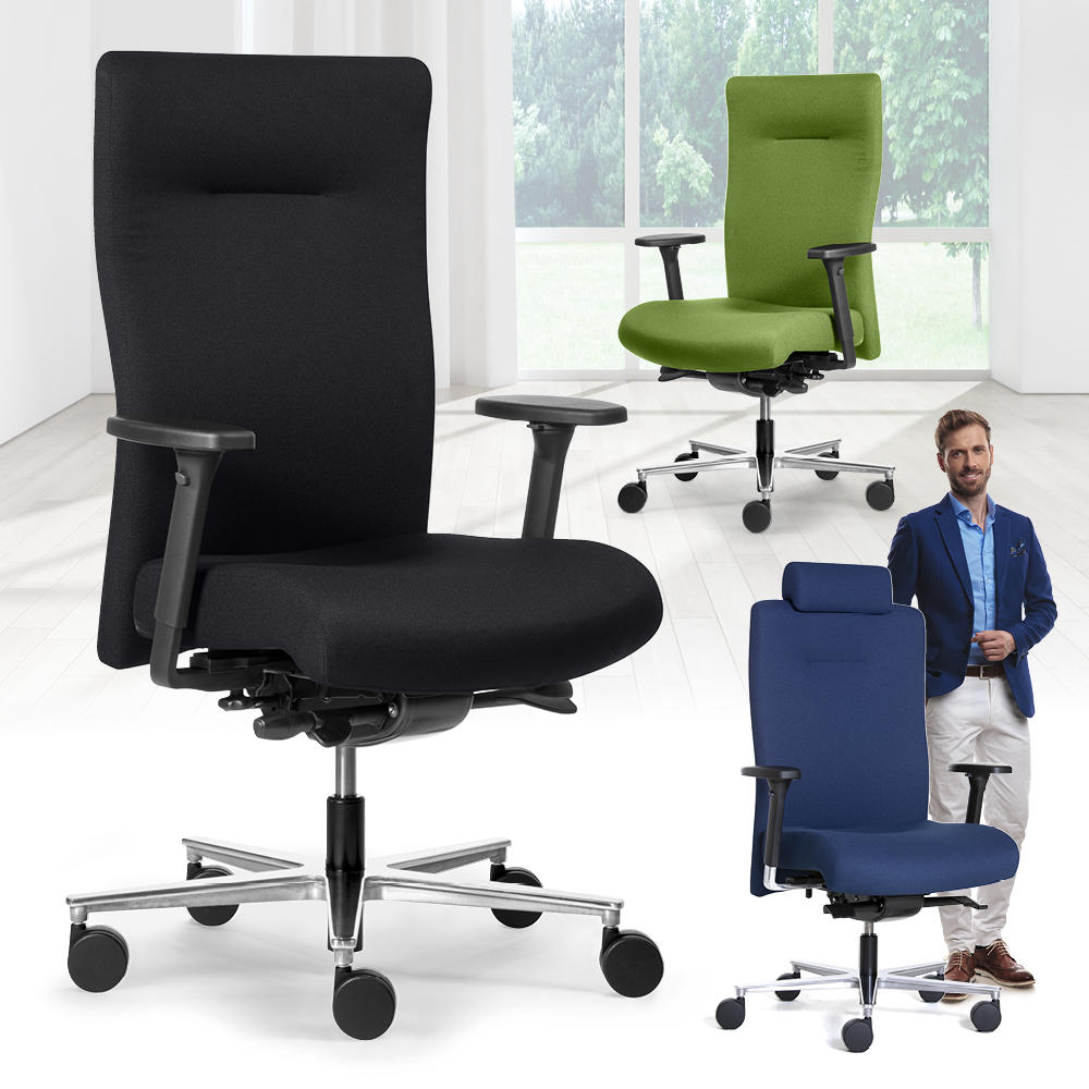 XXL Bürostuhl DV BIG PLUS BS 200 mit Armlehnen