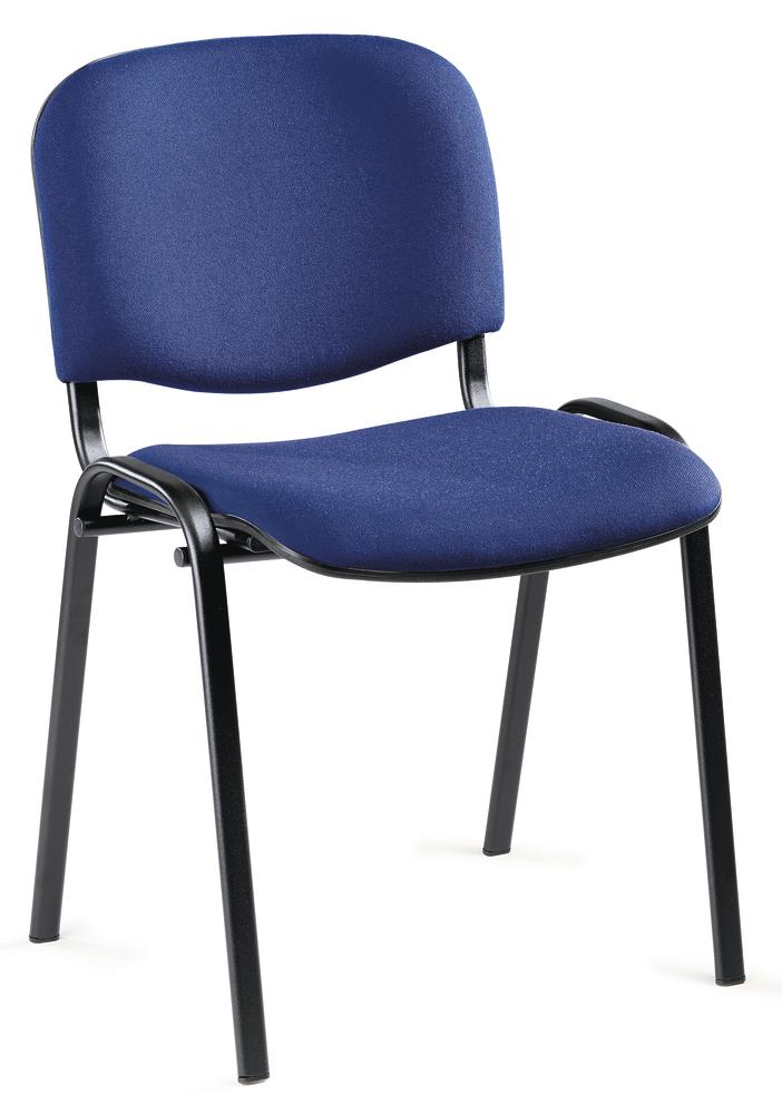 Besucherstuhl ISO | Blau | Schwarz