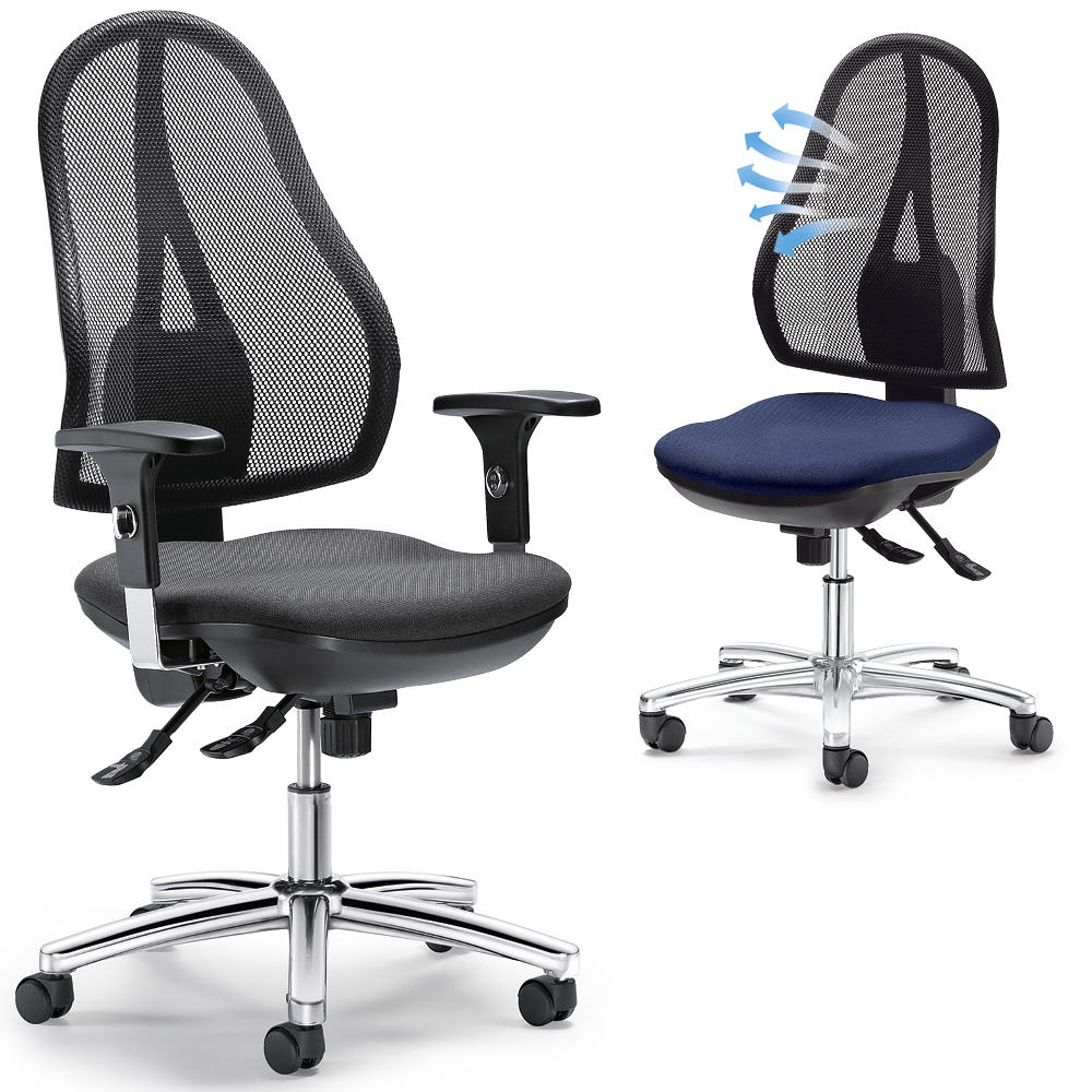 Bürodrehstuhl COMFORT NET DELUXE - Synchron-Mechanik