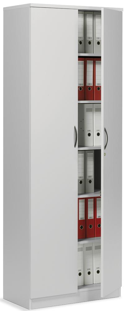 Flügeltürenschrank MULTI M | Lichtgrau | 800 | 2200 mm (6 OH)