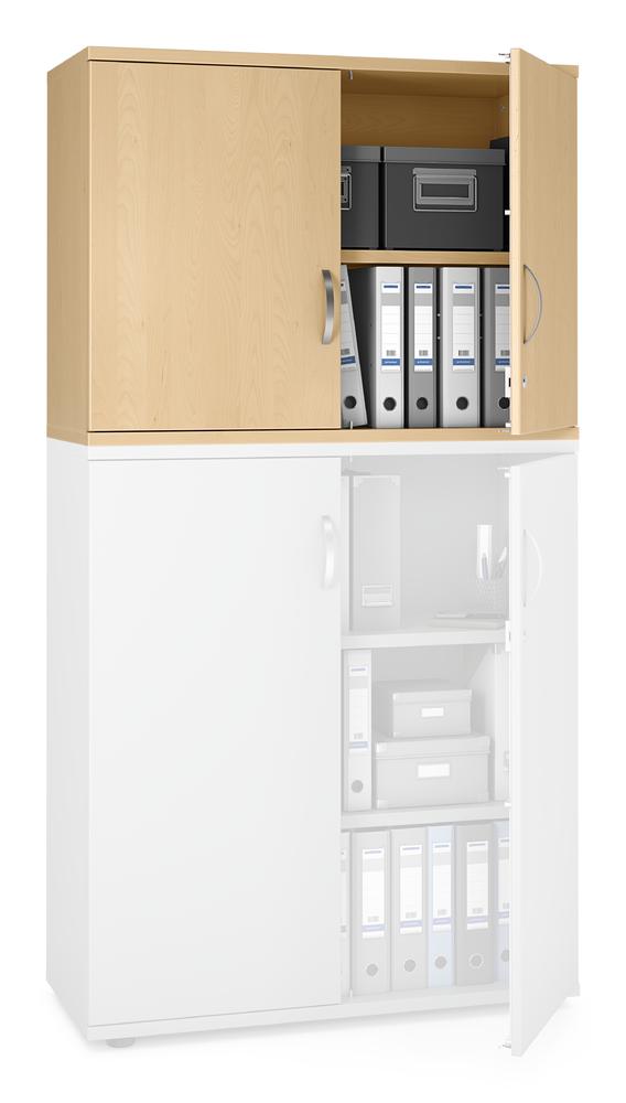 Flügeltüren-Aufsatzschrank Multi M pro | Buchedekor | 1000