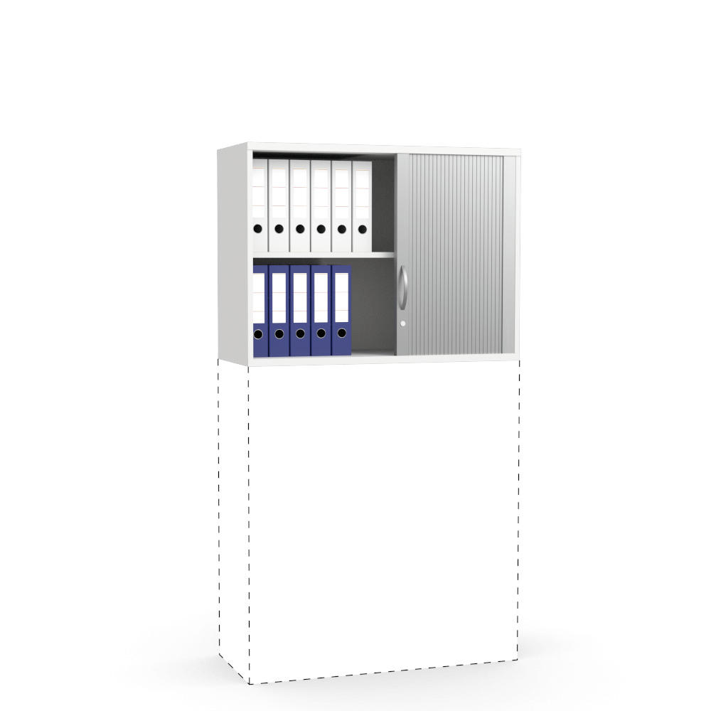 Rollladen-Aufsatzschrank MULTI M pro | Weiß | 1000