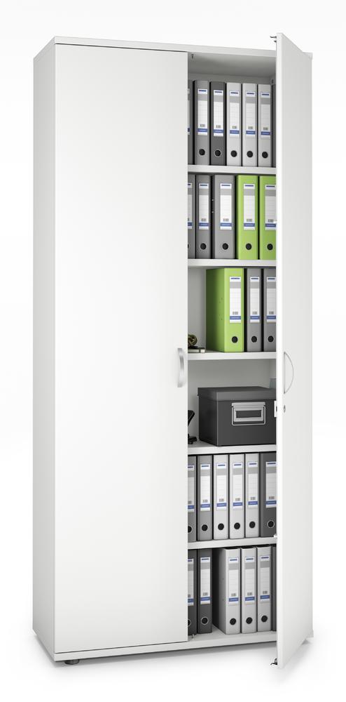 Flügeltürenschränke MULTI M pro | Weiß | 1000