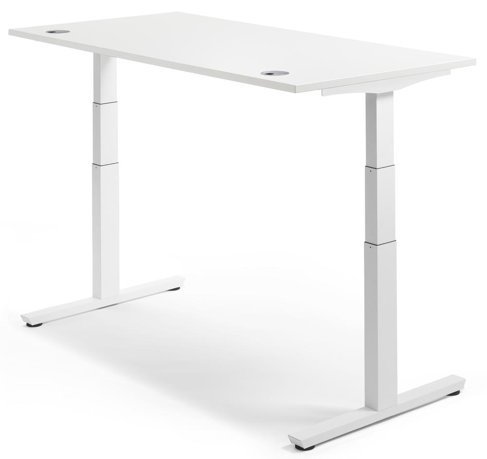 Höhenverstellbarer Schreibtisch COMFORT II MULTI M pro | Weiß | 1200 | Weiß