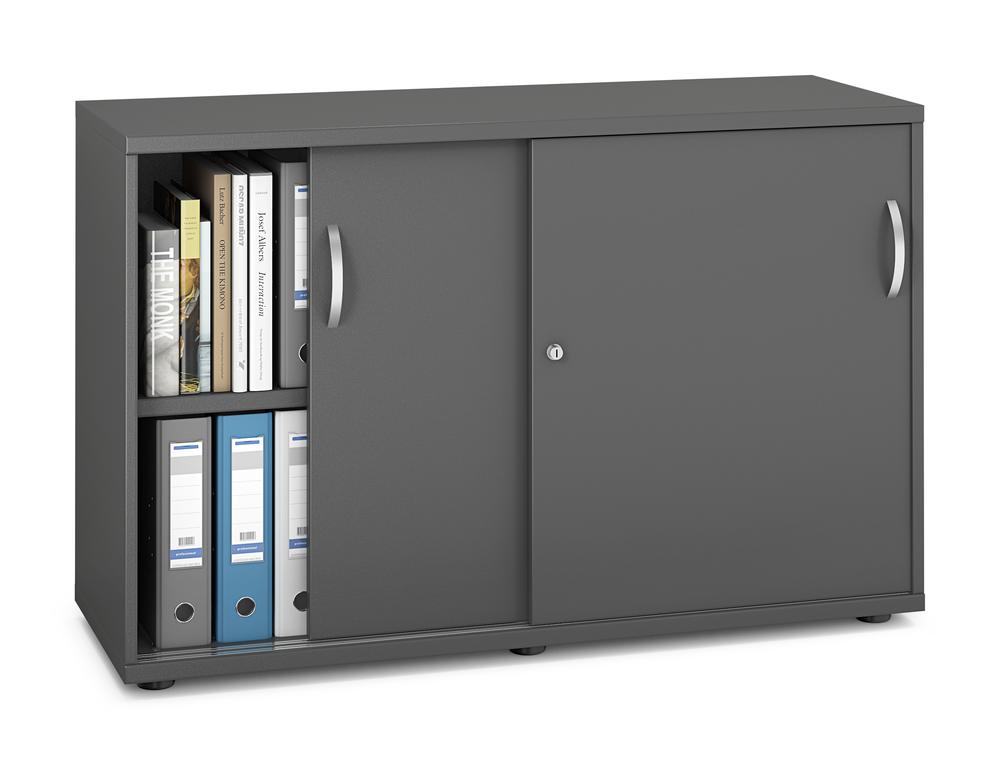 Schiebetürenschrank MULTI M pro | Anthrazit | 1200 | 780 mm (2 OH)