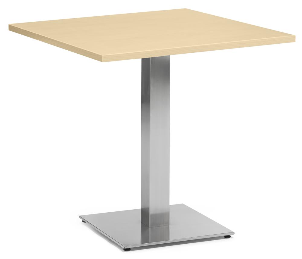 Cafeteria Tischsystem PARMA eckig | Ahorndekor | 755 | Poliert