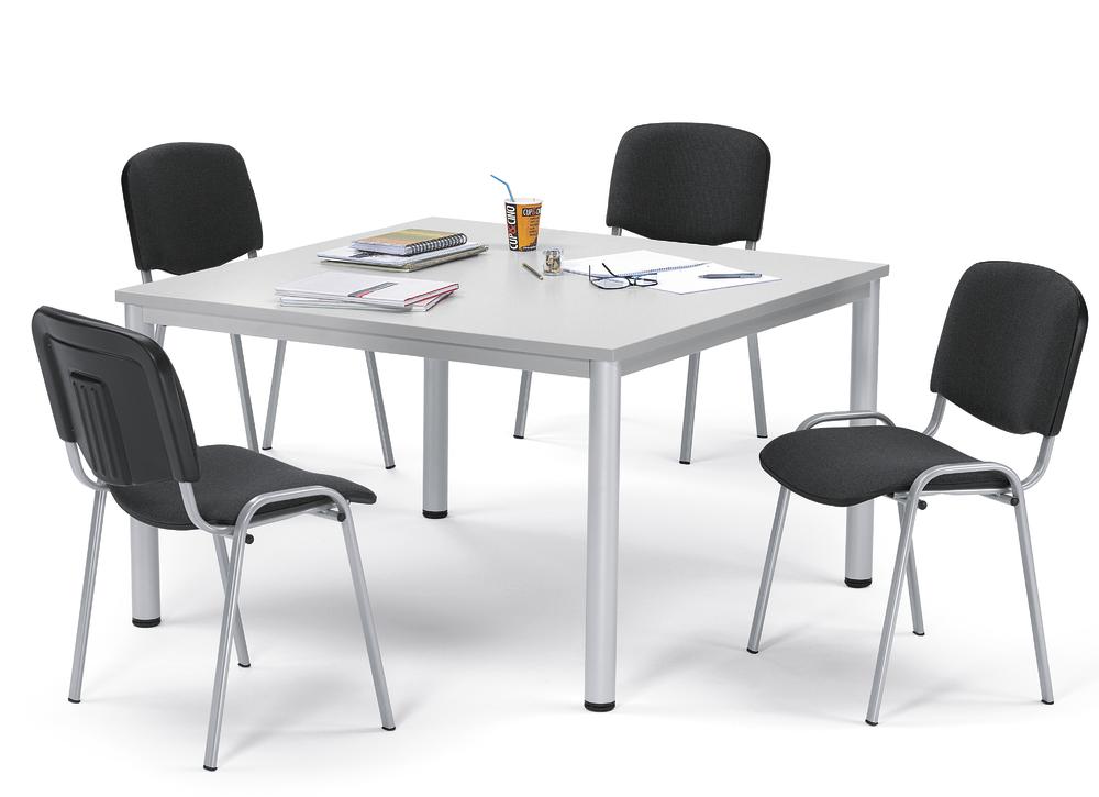 Besprechungstisch BASE-MODUL Q | Lichtgrau | 1200 | 1200