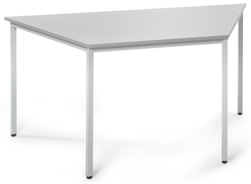 Besprechungstisch DESKIN LINE | Lichtgrau | 1600 | 690 | Lichtgrau RAL 7035 | Trapez