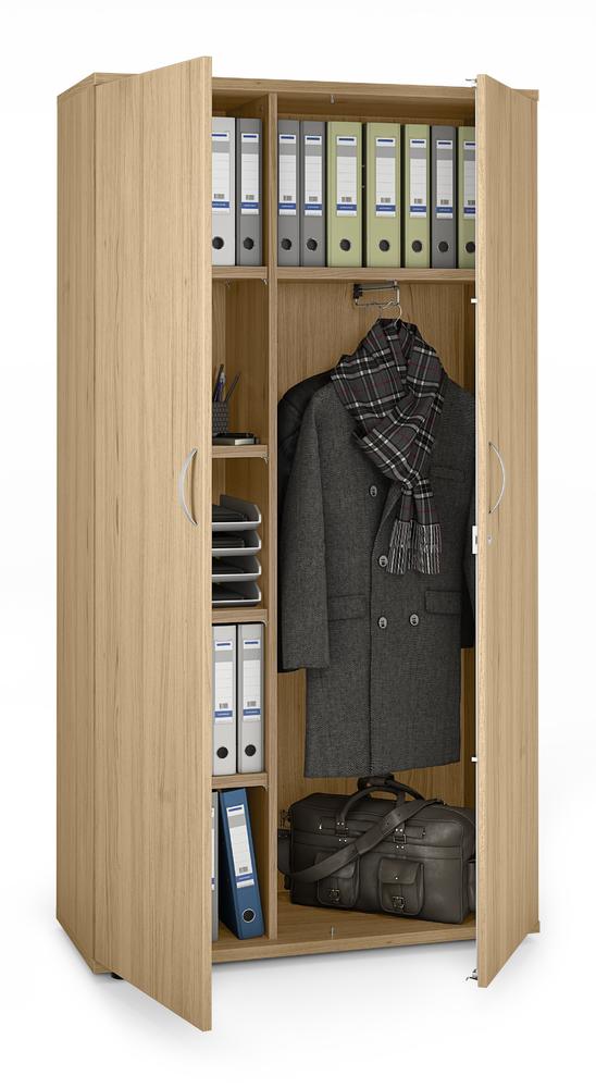 Garderobenschrank MULTI M pro | Eiche hell | 1000 | 1890 mm (5 OH)
