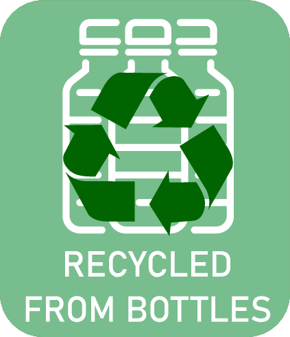 aus recycelten PET Flaschen aus recycelten PET Flaschen