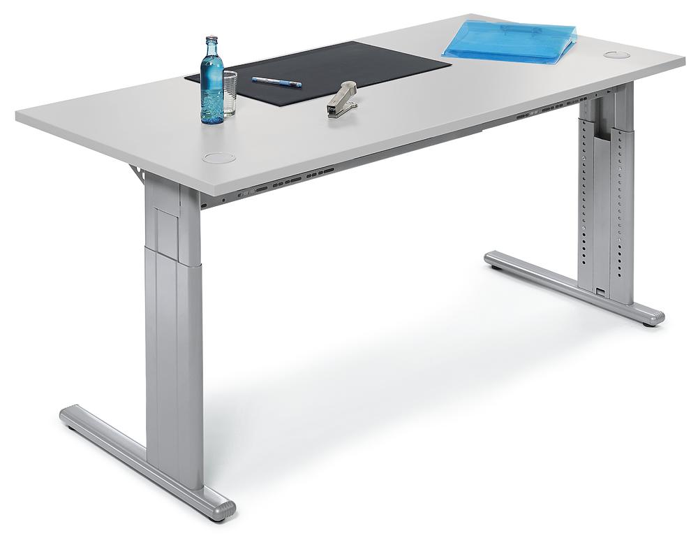 Schreibtisch Comfort M MULTI M | Lichtgrau | 1600