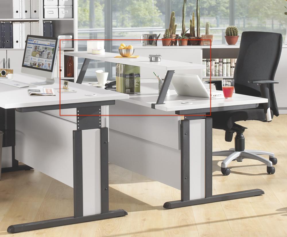 Thekenaufsatz MULTI M | Lichtgrau | 1600
