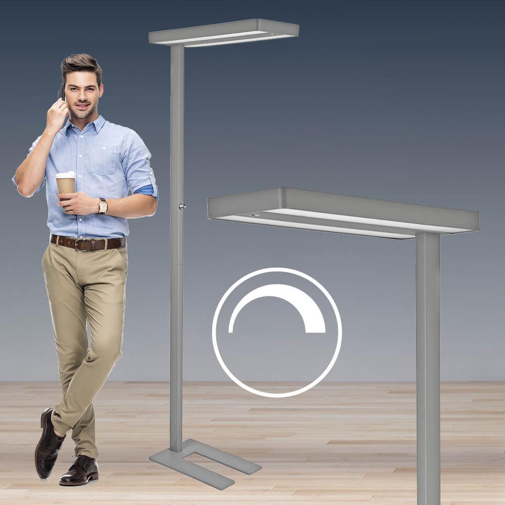 Stehleuchte LED, Aluminium