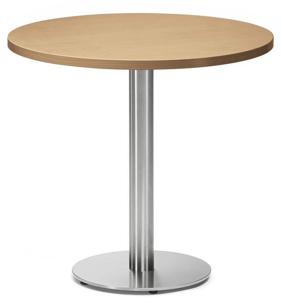 Cafeteria Tischsystem PARMA rund | Buchedekor | 755 | Poliert