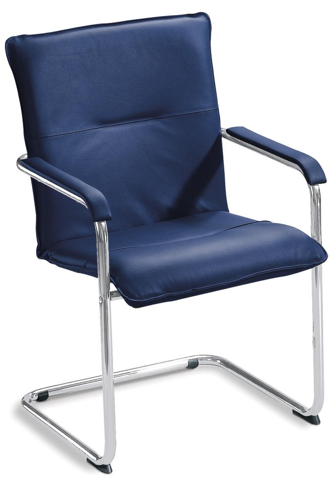 Besucherschwinger DESKIN1 - Kunstleder | Blau
