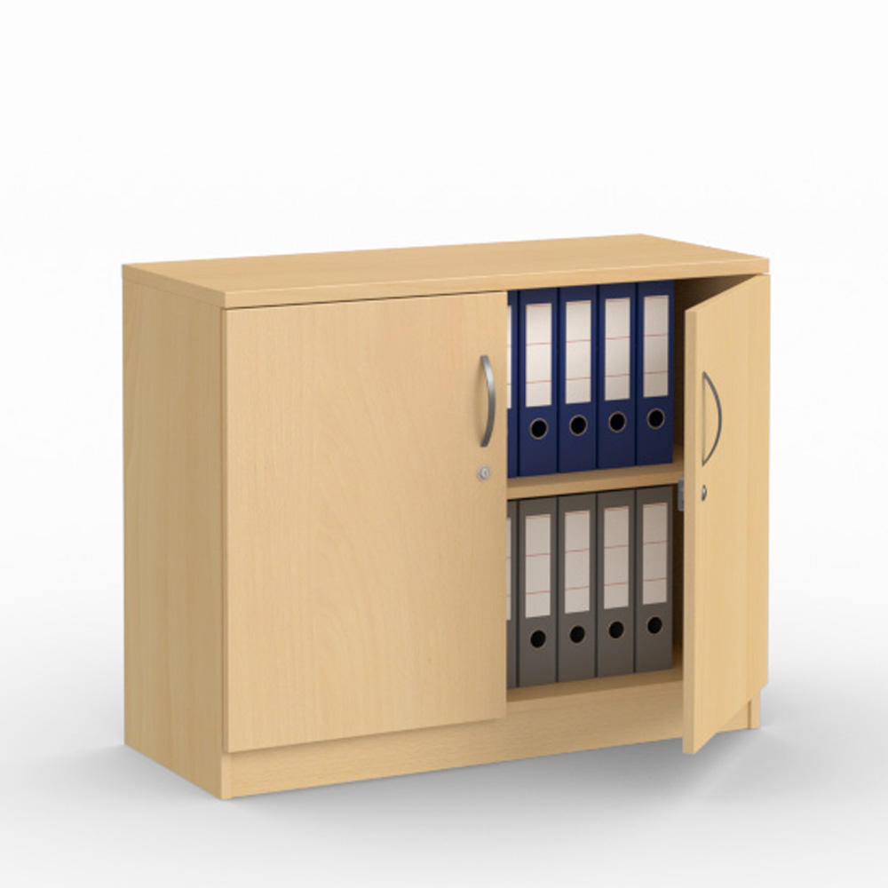 Flügeltürenschrank MULTI M | Buchedekor | 1000