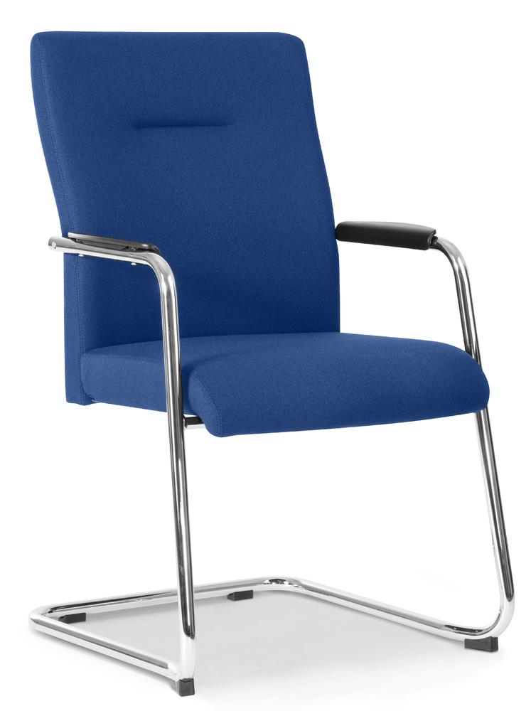 XXL Besucherstuhl DV BIG PLUS FS 200 mit Armlehnen | Blau