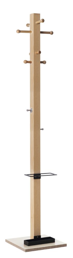 Garderobenständer Holz, schwarzer Schirmständer | Schwarz
