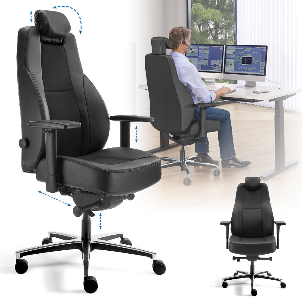 XXL- Bürostuhl COMMANDER XXL PRO - 200 kg belastbar