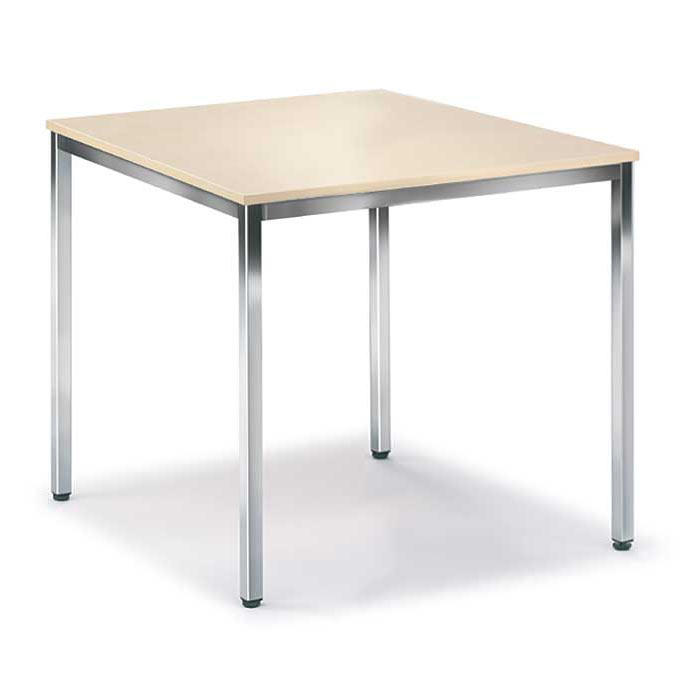 Besprechungstisch DESKIN LINE | Ahorndekor | 800 | 800 | Quadrat
