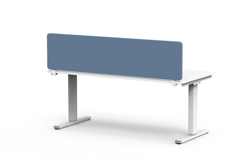 Tischtrennwand LUNA Board | Blau | 387 | 2000