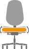 Sitz dreidimensional beweglich (Body-Balance-Tec) Sitz dreidimensional beweglich (Body-Balance-Tec)