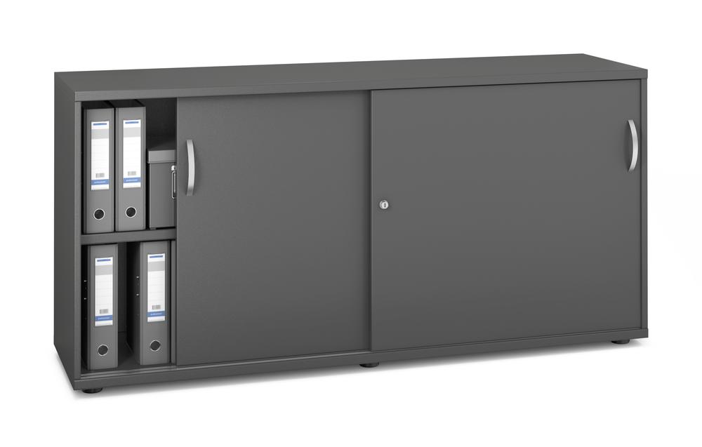 Schiebetürenschrank MULTI M pro | Anthrazit | 1600 | 780 mm (2 OH)