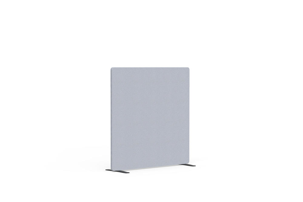 Stellwand LUNA, schallabsorbierend | Grau | 1150 | 800