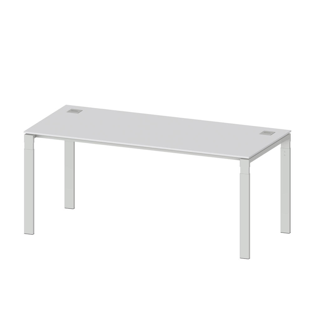 Schreibtisch 4-Fuß Comfort EVO | Lichtgrau | 1800