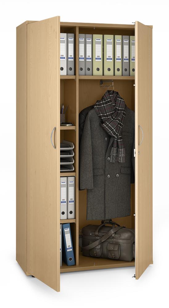 Garderobenschrank MULTI M pro | Buchedekor | 1000