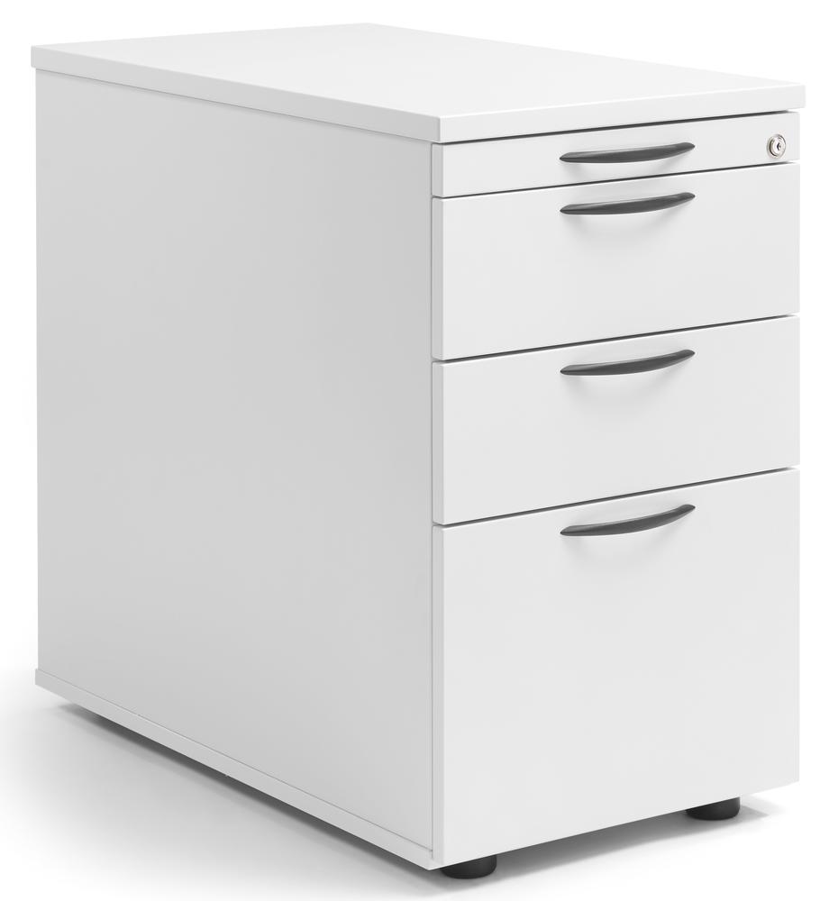 Standcontainer MULTI M | Weiß | 1 + 2 Schübe + 1 Hängeregistratur