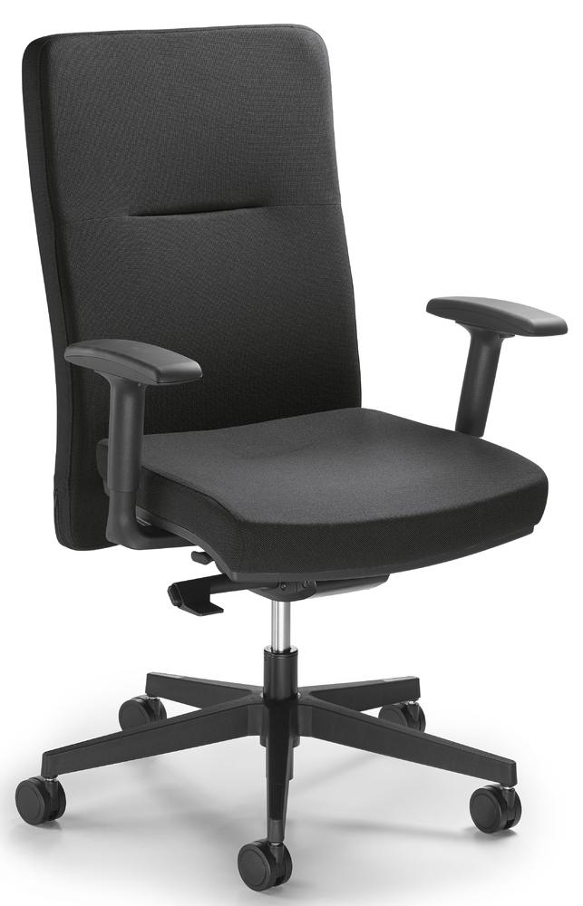 Bürostuhl Ergo PRO mit Armlehnen | Schwarz