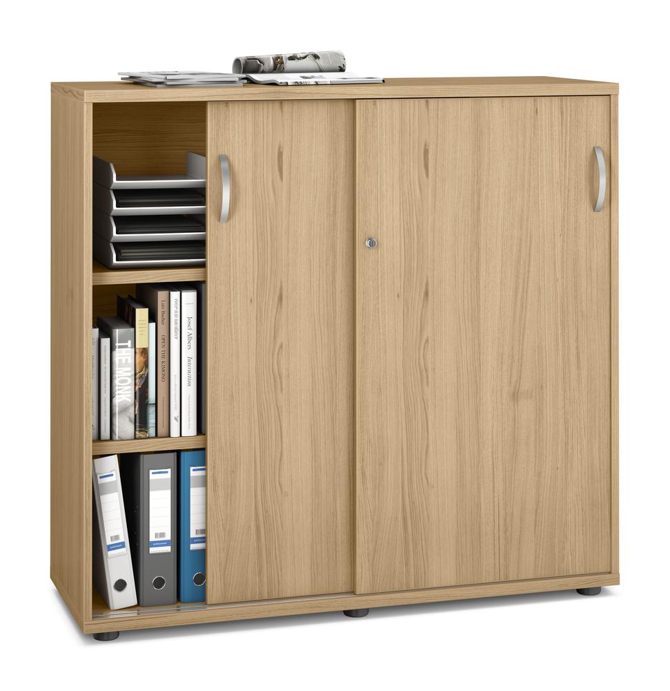 Schiebetürenschrank MULTI M pro | Eiche hell | 1200 | 1140 mm (3 OH)