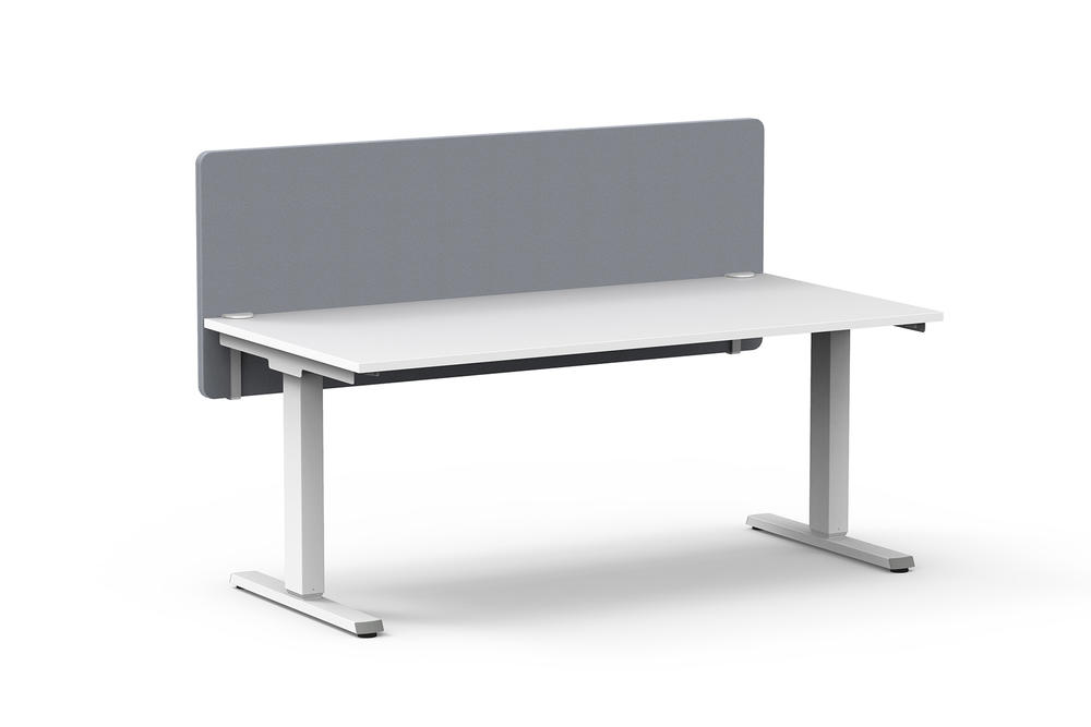 Tischtrennwand LUNA Board | Blau | 600 | 800