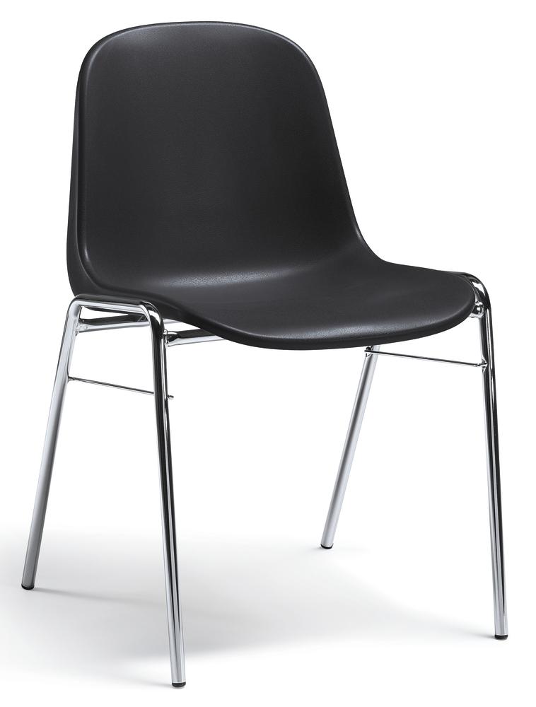 Besucherstuhl HIP | Schwarz