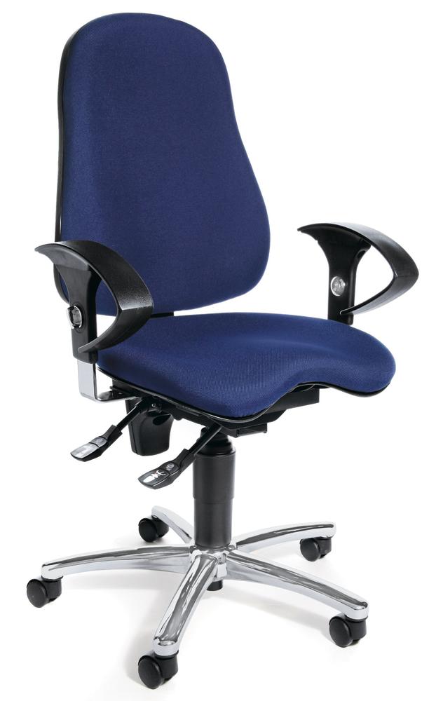 Bürostuhl SITNESS 40 mit Armlehnen | Blau