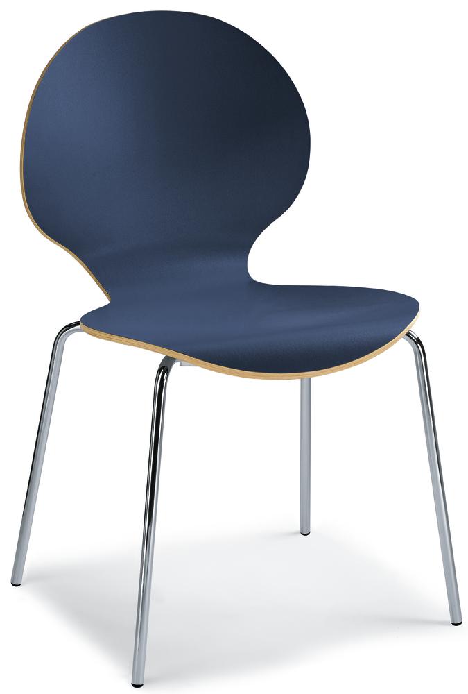 Besucherstuhl CURVE | Blau