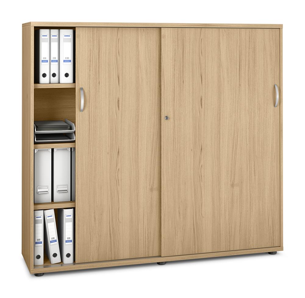 Schiebetürenschrank MULTI M pro | Eiche hell | 1600 | 1500 mm (4 OH)
