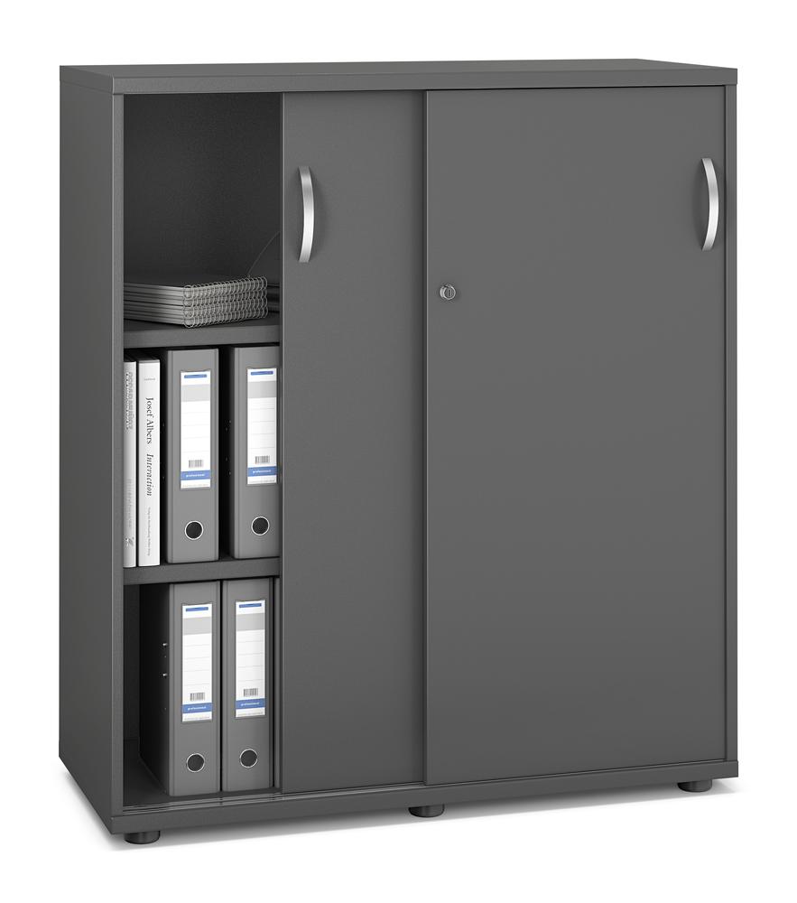 Schiebetürenschrank MULTI M pro | Anthrazit | 1000 | 1140 mm (3 OH)