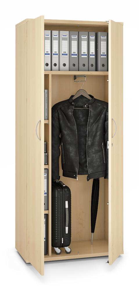 Garderobenschrank MULTI M pro | Ahorndekor | 800