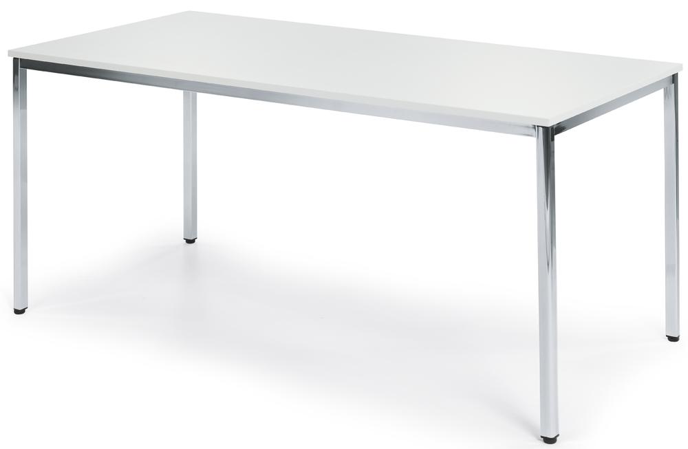 Besprechungstisch DESKIN LINE | Weiß | 1600 | 800 | Rechteck