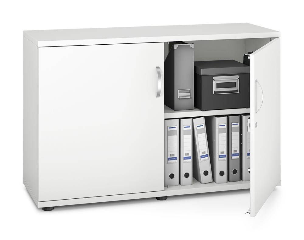 Flügeltürenschränke MULTI M pro | Weiß | 1200