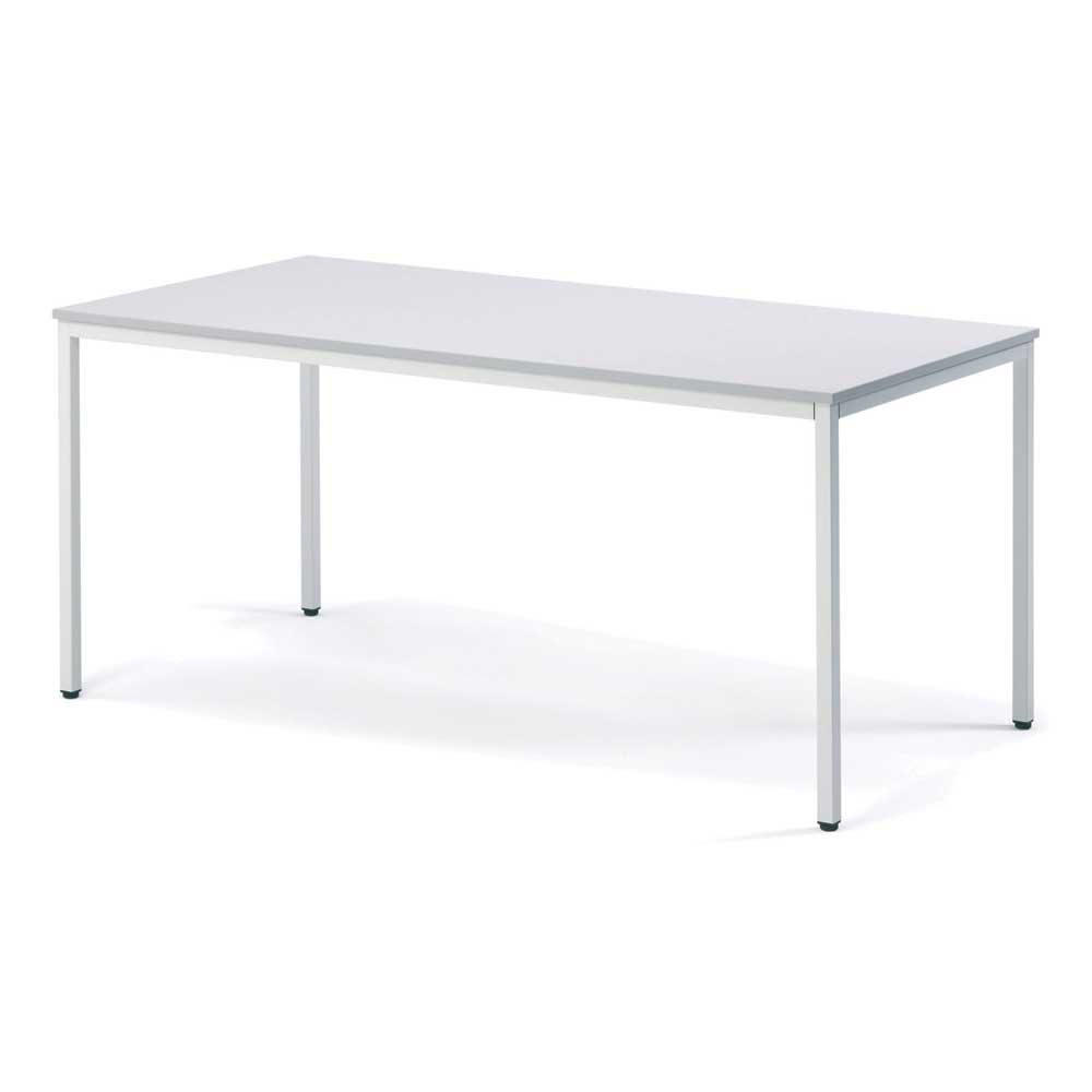 Besprechungstisch DESKIN LINE | Lichtgrau | 1600 | 700 | Lichtgrau RAL 7035 | Rechteck
