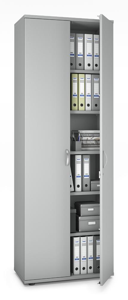 Flügeltürenschränke MULTI M pro | Lichtgrau | 800