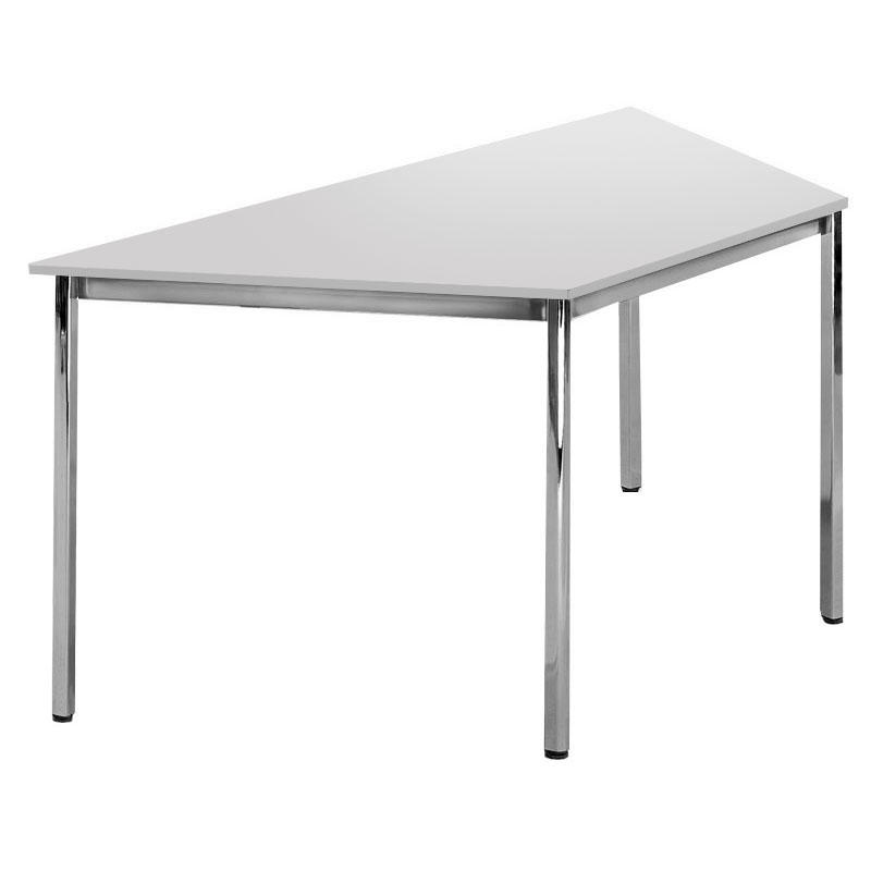Besprechungstisch DESKIN LINE | Lichtgrau | 1600 | 690 | Trapez