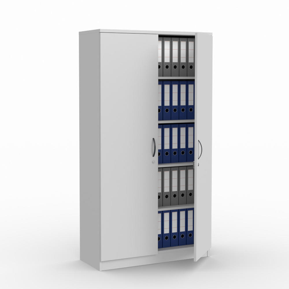 Flügeltürenschrank MULTI M | Lichtgrau | 1000 | 1835 mm (5 OH)